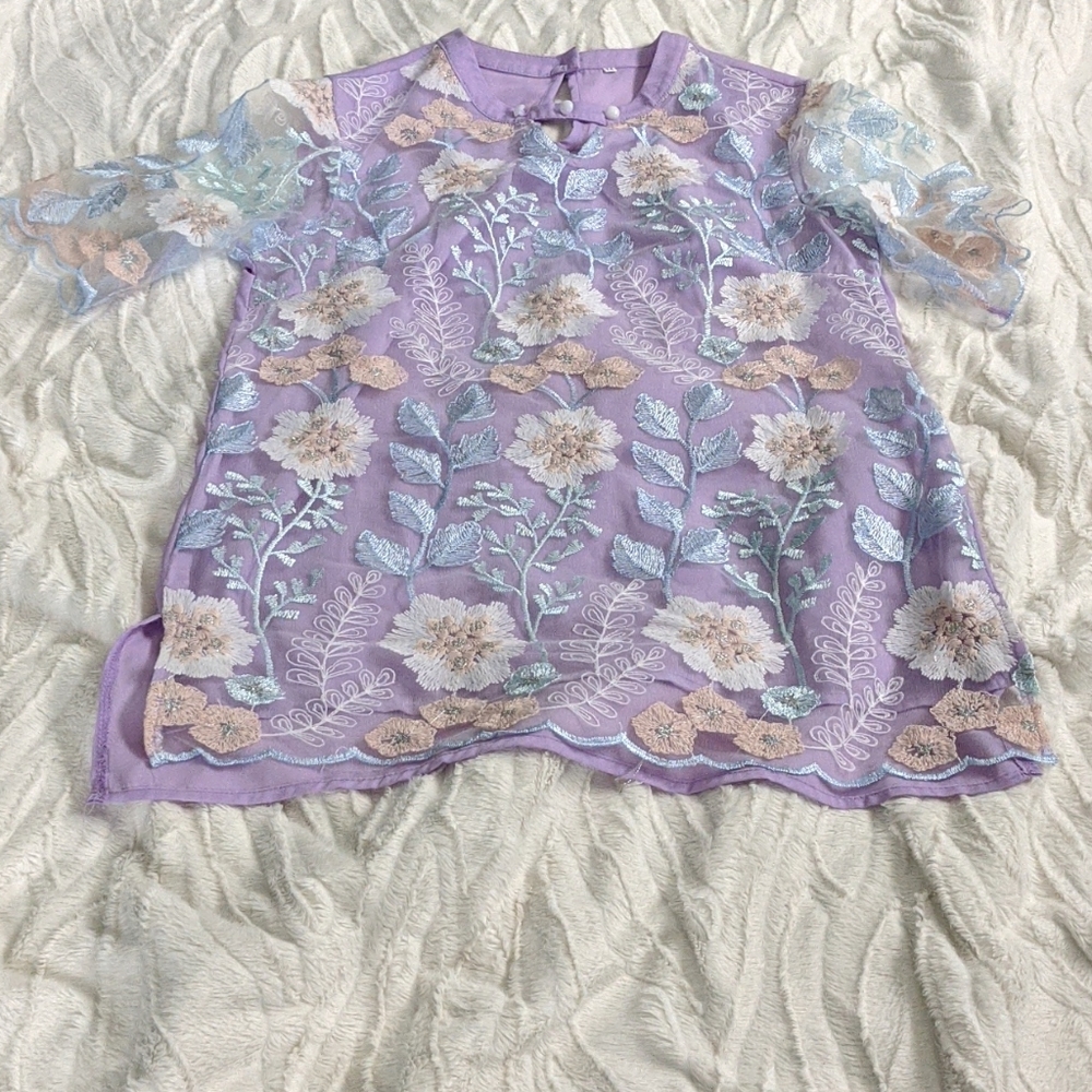 💜Floral Tunic Top💜